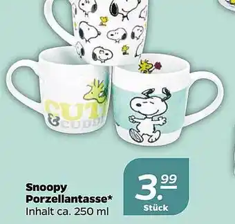 NETTO Snoopy porzellantasse Angebot