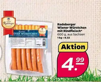 NETTO Radeberger wiener würstchen mit rindfleisch Angebot