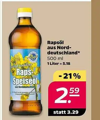 NETTO Rapsöl aus norddeutschland Angebot