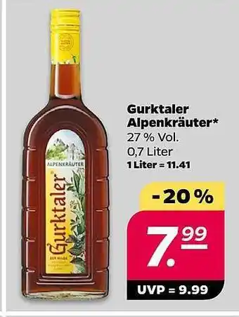 NETTO Gurktaler alpenkräuter Angebot