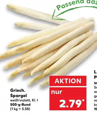 Kaufland Griech. Spargel 500g Angebot