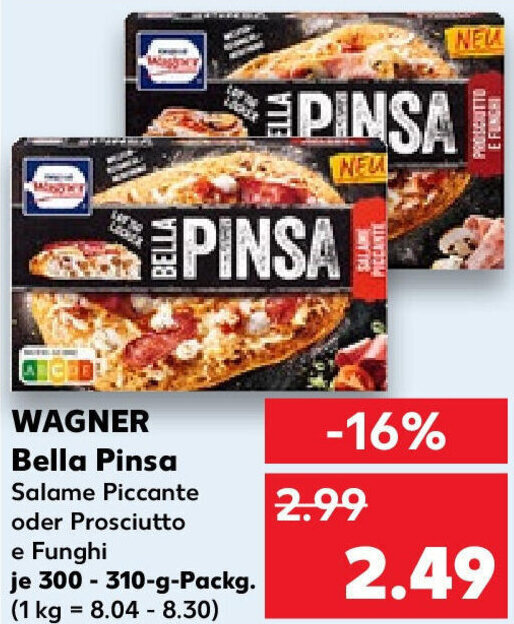 Wagner Bella Pinsa 300310 g Packg. Angebot bei Kaufland