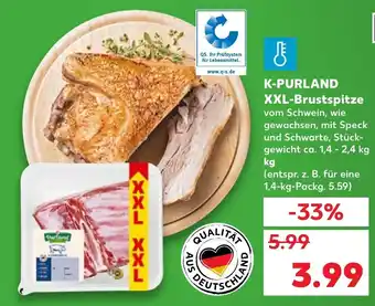 Kaufland K Purland XXL Brustspitze Angebot