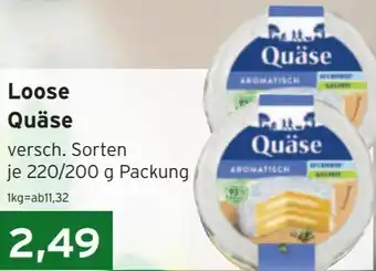 CAP Markt Loose Quäse 220/200 g Packung Angebot