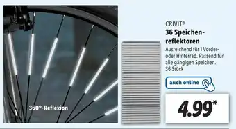 Lidl Crivit 36 Speichenreflektoren Angebot