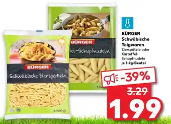 Kaufland Bürger schwäbische Teigwaren 1kg Beutel Angebot