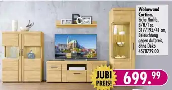 Möbel Boss Wohnwand Cortina Angebot