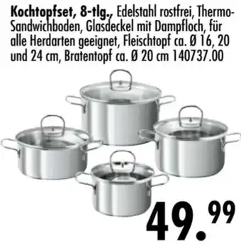 Möbel Boss Kochtopfset, 8-tlg. Angebot
