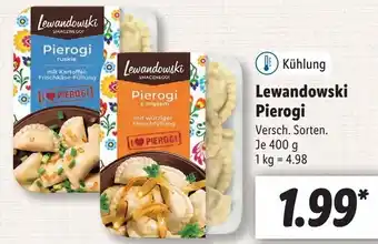 Lidl Lewandowski Pierogi 400g Angebot