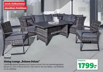 Hagebau Casaya Dining Lounge Bolanos Deluxe Angebot