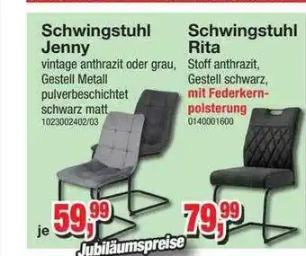 Möbelfundgrube Schwingstuhl jenny oder rita Angebot