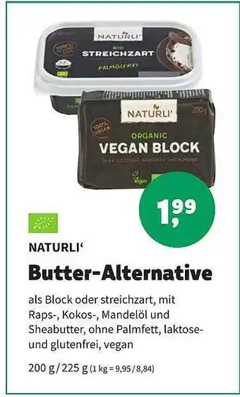 Erdi Biomarkt Naturli' butter-alternative Angebot