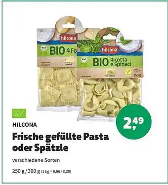 Erdi Biomarkt Hilcona frische gefüllte pasta oder spätzle Angebot