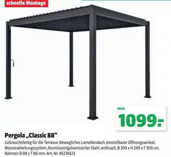 Hagebau Pergola Classic 88 Angebot