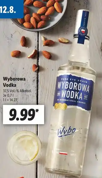 Lidl Wyborowa Vodka 0,7L Angebot