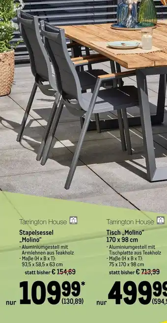 METRO Tarrington House Stapelsessel Molino Angebot