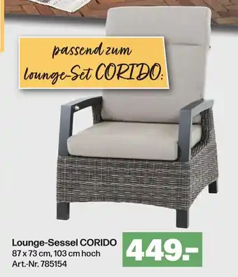 Handelshof Siena Garden Lounge Sessel Corido Angebot