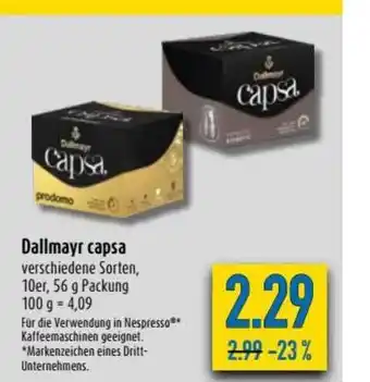 diska Dallmayr capsa Angebot