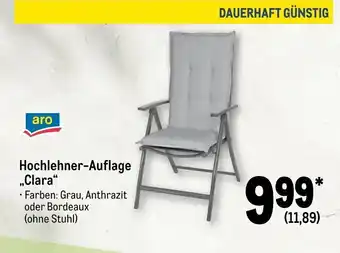 METRO aro Hochlehner-Auflage Clara Angebot