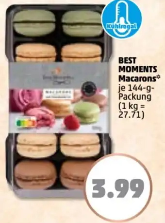 PENNY Best Moments Macarons 144 g Packung Angebot