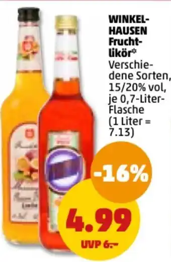 PENNY Winkel Hausen Fruchtlikör 0,7 Liter Flasche Angebot