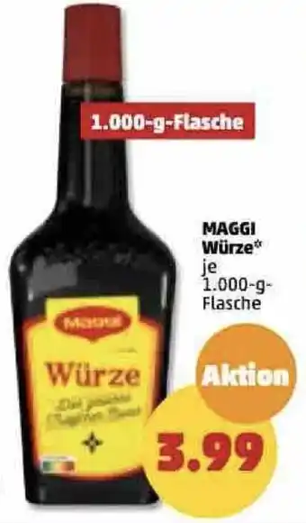 PENNY Maggi Würze 1000 g Flasche Angebot