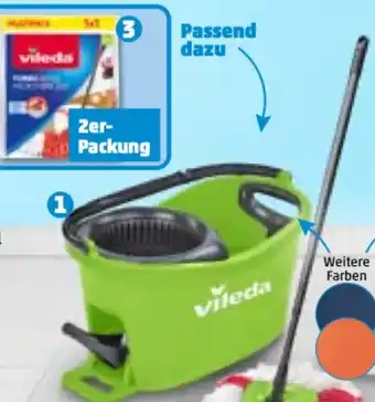 PENNY Vileda Wischmop Komplett Set Turbo Colors Angebot