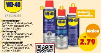 PENNY WD-40 Specialist Kettenreiniger 250 ml Angebot