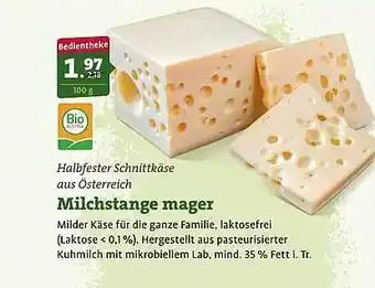 Ebl Naturkost Milchstangen mager Angebot