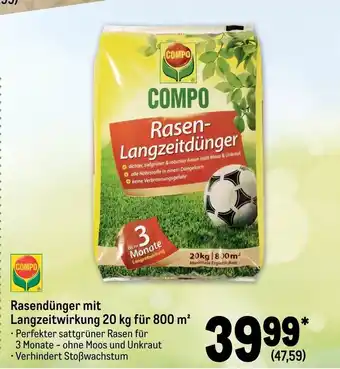 METRO Compo Rasendunger mit Langzeitwirkung 20kg Angebot