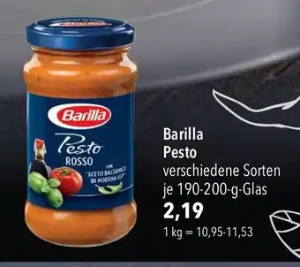 CITTI Markt Barilla Pesto 190-200g Angebot