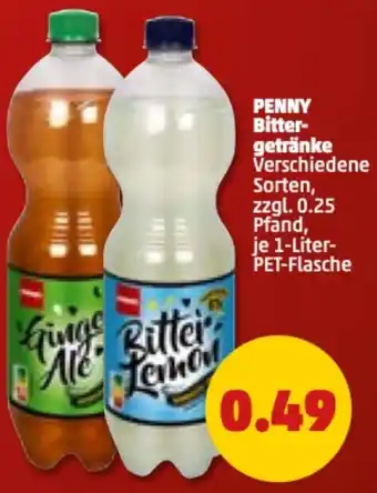 PENNY Penny Bittergetränke 1 Liter PET Flasche Angebot
