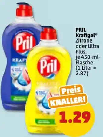 PENNY Pril Kraftgel 450 ml Flasche Angebot