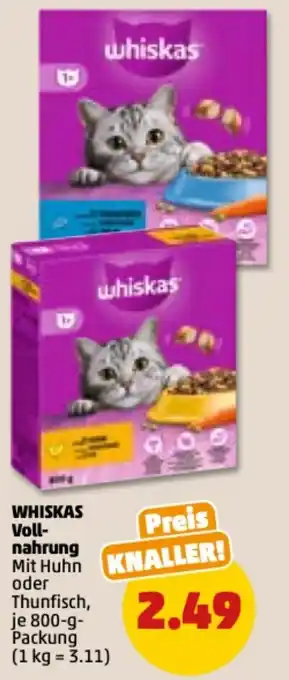 PENNY Whiskas Vollnahrung 800 g Packung Angebot