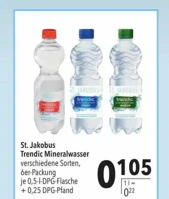 CITTI Markt St. jakobus trendic mineralwasser Angebot