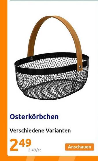 Action Osterkörbchen Angebot