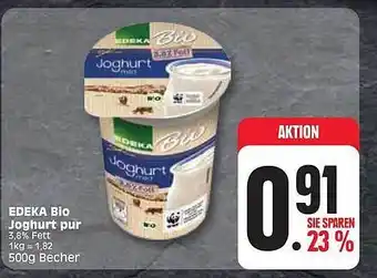 Edeka Edeka bio joghurt pur Angebot