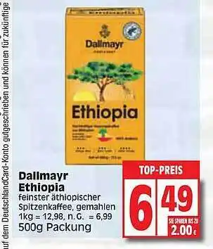 Edeka Dallmayr ethiopia Angebot