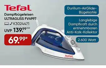 Galeria Tefal dampfbügeleisen ultragliss fv4997 Angebot