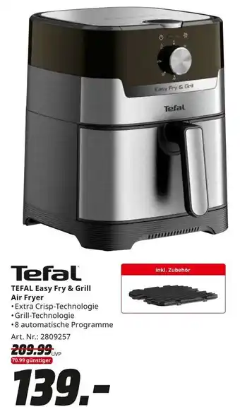 MediaMarkt Tefal Easy Fry & Grill Air Fryer Angebot