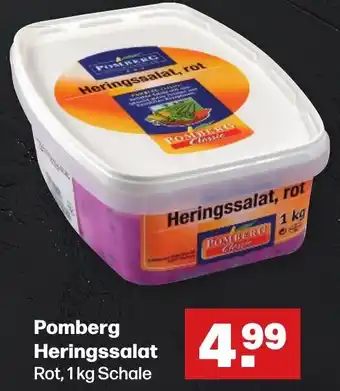 Handelshof Pomberg Heringssalat rot, 1 kg Schale Angebot