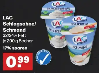 Handelshof LAC Schlagsahne/Schmand 200 g Becher Angebot