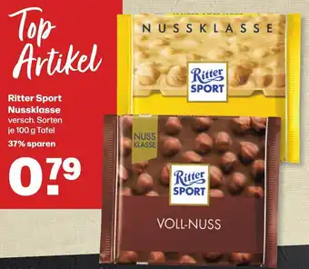 Handelshof Ritter Sport Nussklasse 100 g Tafel Angebot