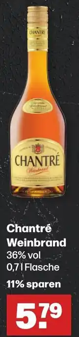 Handelshof Chantré Weinbrand 0,7 L Flasche Angebot