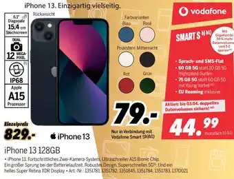 MEDIMAX iPhone 13 128GB Angebot