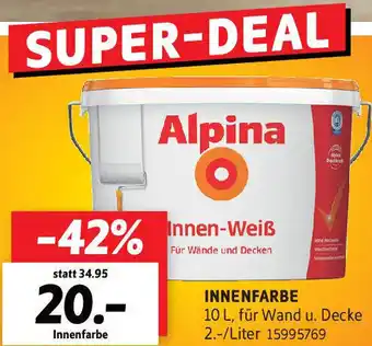 SCONTO Alpina Innenfarbe 10 L Angebot