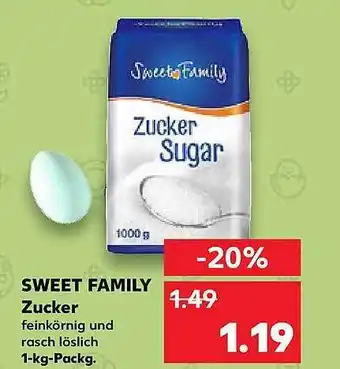 Kaufland Sweet family zucker Angebot