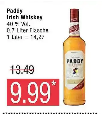 Marktkauf Paddy irish whiskey Angebot