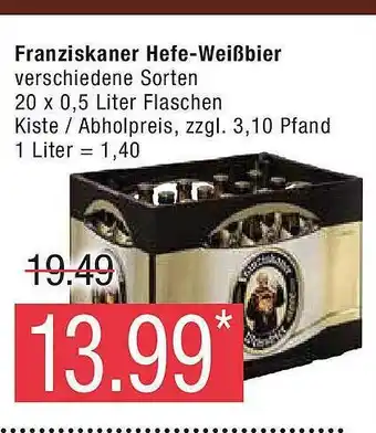 Marktkauf Franziskaner oder hefe-weißbier Angebot