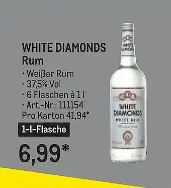 METRO White diamonds rum Angebot